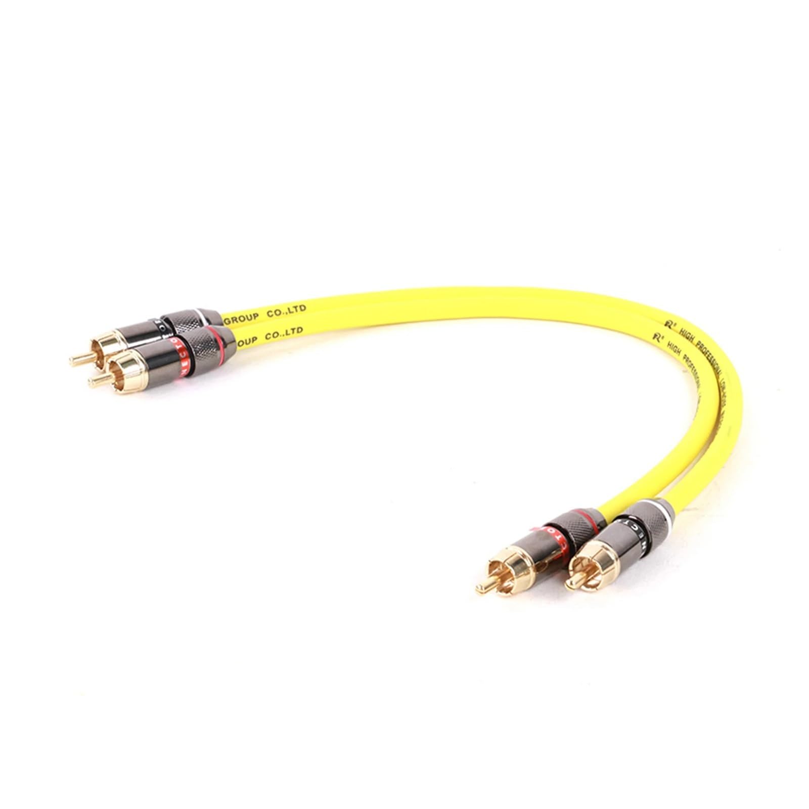 0.3M-15M Paire De Câbles Audio RCA 2 Câbles D'interconnexion RCA À 2 RCA Stéréo Mâle À Mâle For Amplificateur DAC TV Audio De Voiture(PURPLE,0.5m)