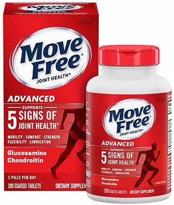 Schiff Move Free Advance Glucosamine, Chondroitin with Uniflex - 80 Coated Tabs