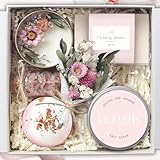 Orchid & Jasmine Spa Gift Box for Women – Luxury Pamper Set with Candle, Soap & Bath Treats – Birthday Gifts for Women, Spa Gifts for Mum, Relaxing Pamper Gift for Her