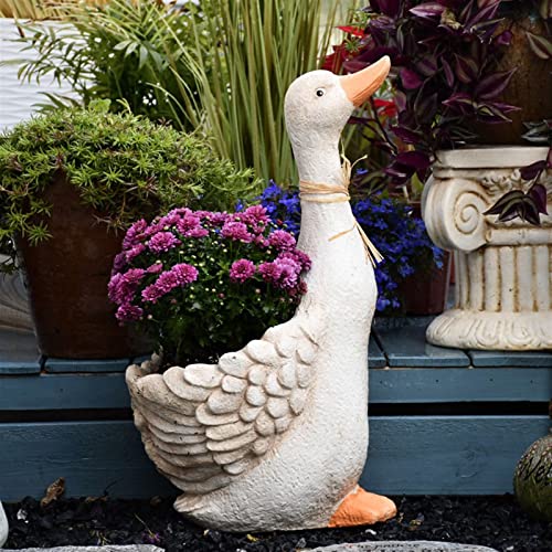 Pots de fleurs en forme de canard pour décorer votre balcon
