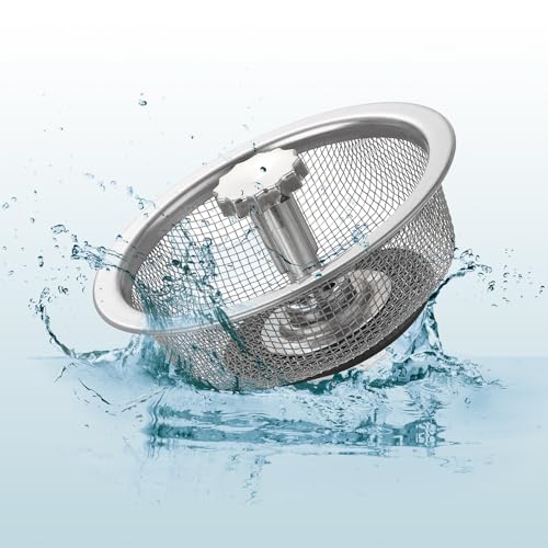 Colador para fregadero de cocina de acero inoxidable miniatura 4