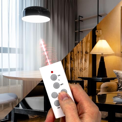 Portalámparas E27 con Control Independiente FISHTEC Alcance 30m Pack de 2 3