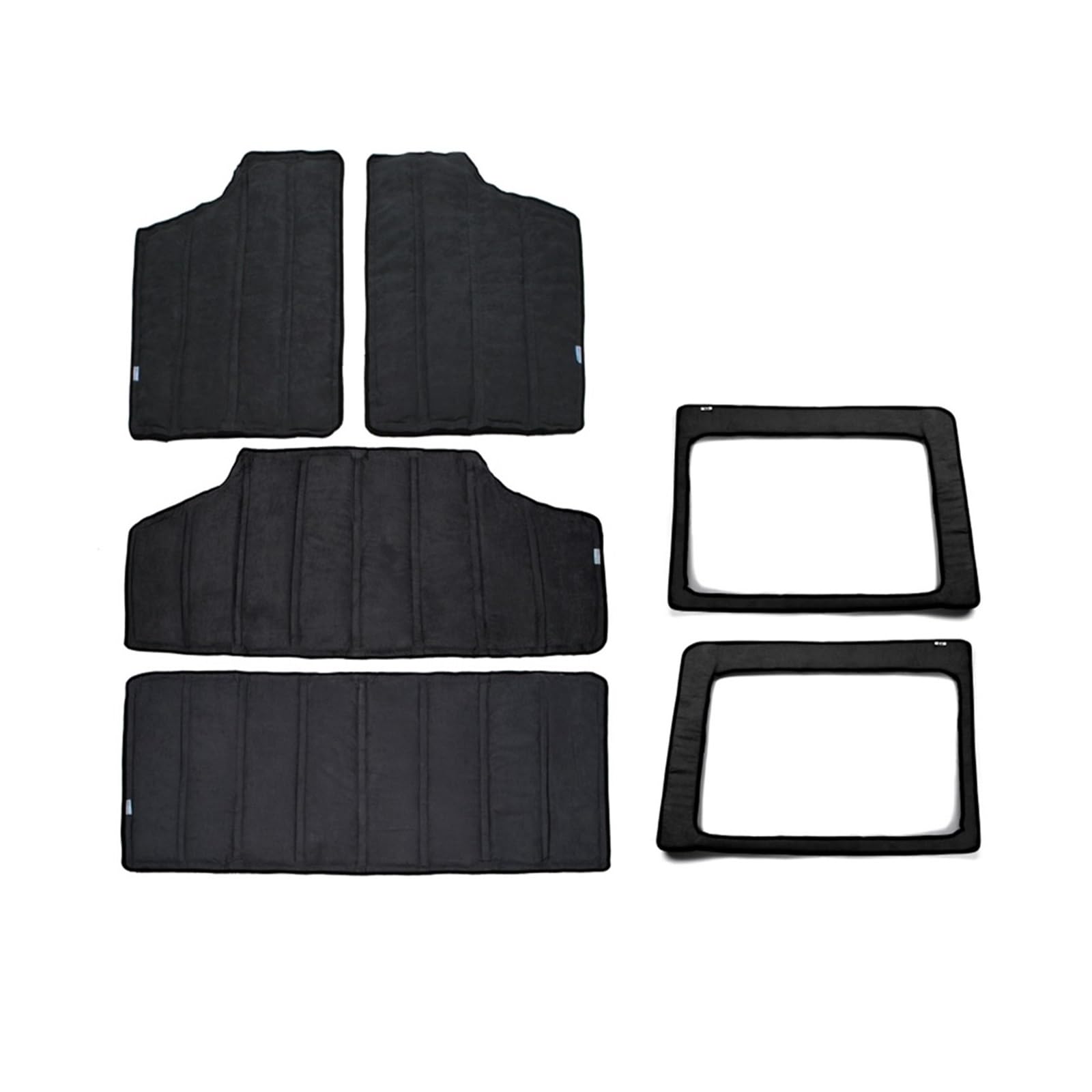 Wuqqxxqcm 2012-2017 Roof/Rear Window Heat Insulation Cotton Pad Hardtop Headliner Sound Deadener Mat Cover Compatible For Jeep Wrangler Jk Jl Tj Accessories(2012-2017)
