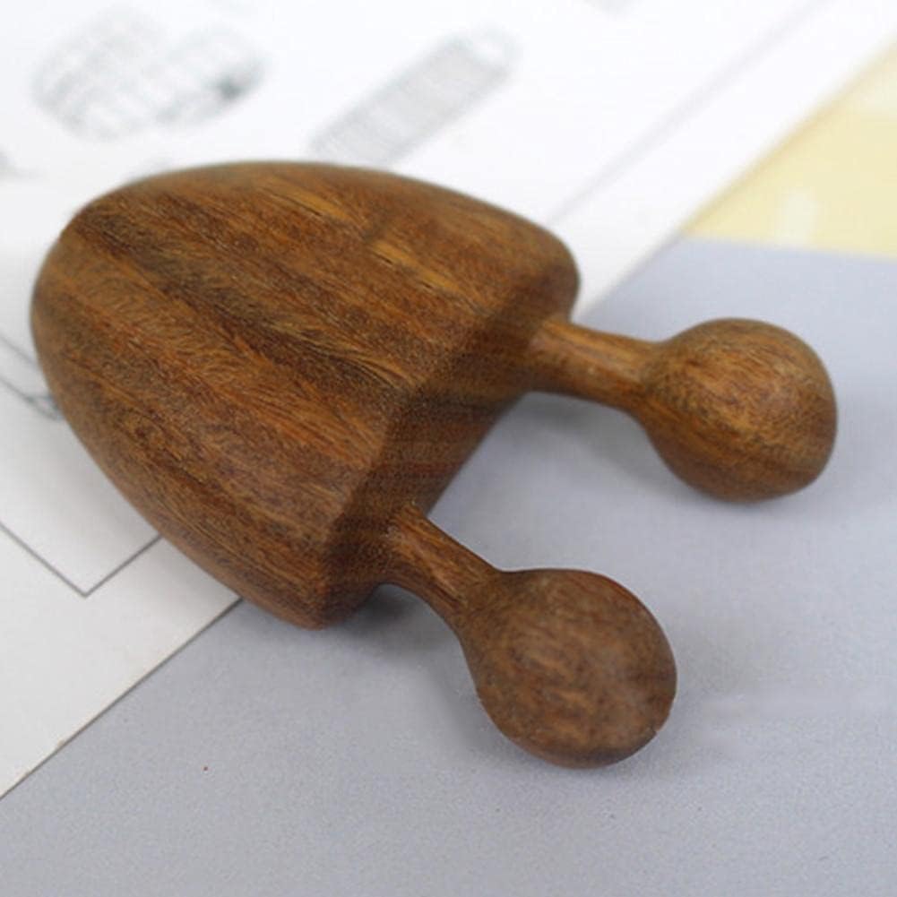 Brown Natural Sandalwood Scraping Massage Tool Facial Eye Massage Tool Acupuncture Stick Wooden Massager Relaxing Therapy Manual Back