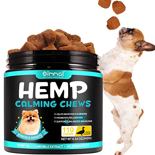 JCZQDRPC Calming Chew - 120 friandises apaisantes pour chiens...