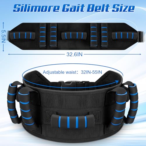 Silimore Transfer Belt with Padded Handles,Gait Blet for Seniors, Patient Aid with Quick Release Walking Transfer for Elderly Physical Therapy with Buckle - Image 3