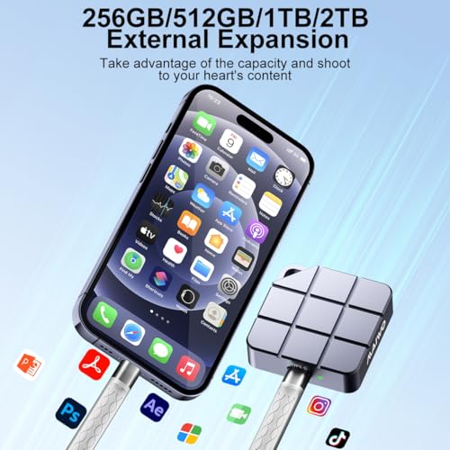 MAIWO USB-C External SSD, 1TB Portable Solid State Drive (SSD), M.2 NVME SSD, SSD External Hard Drive, Up to 1,050MB/s, USB 3.2 Gen 2 Type-C (Grey, 1TB) - Image 4