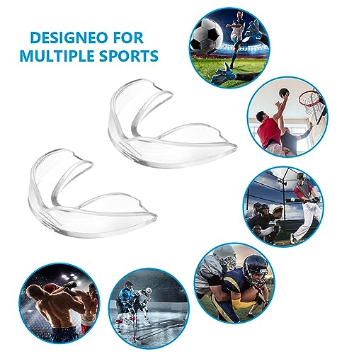 Flintronic 4 Piezas Ferula Descarga Bruxismo, Protector Bucal para Dormir, Protector de Boca Atlética, Kit de Protección Dental, Prevenir el Bruxismo y Roncar - imagen 7