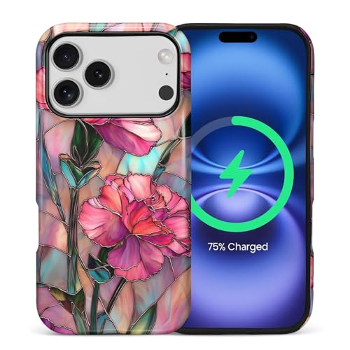 Coque iPhone 17 Pro MagSafe anti-jaunissement rigide silicone rose