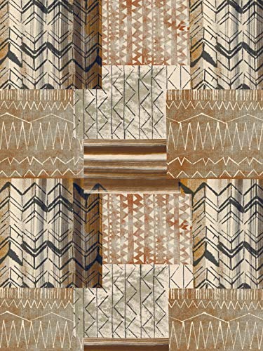 Image of DDECOR - Farrago 100% Cotton Double Bedsheet with 2 Pillow Covers, King Size, Brown