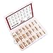 Hilitchi 720-Pcs [0.1uF-100nF] DIP Monolithic Multilayer Ceramic Chip Capacitors Assortment Kit - 24 Value (720)