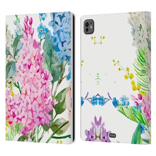 Coque iPad Pro 11 M4 Haroulita en cuir pour éviter les rayures avec style floral