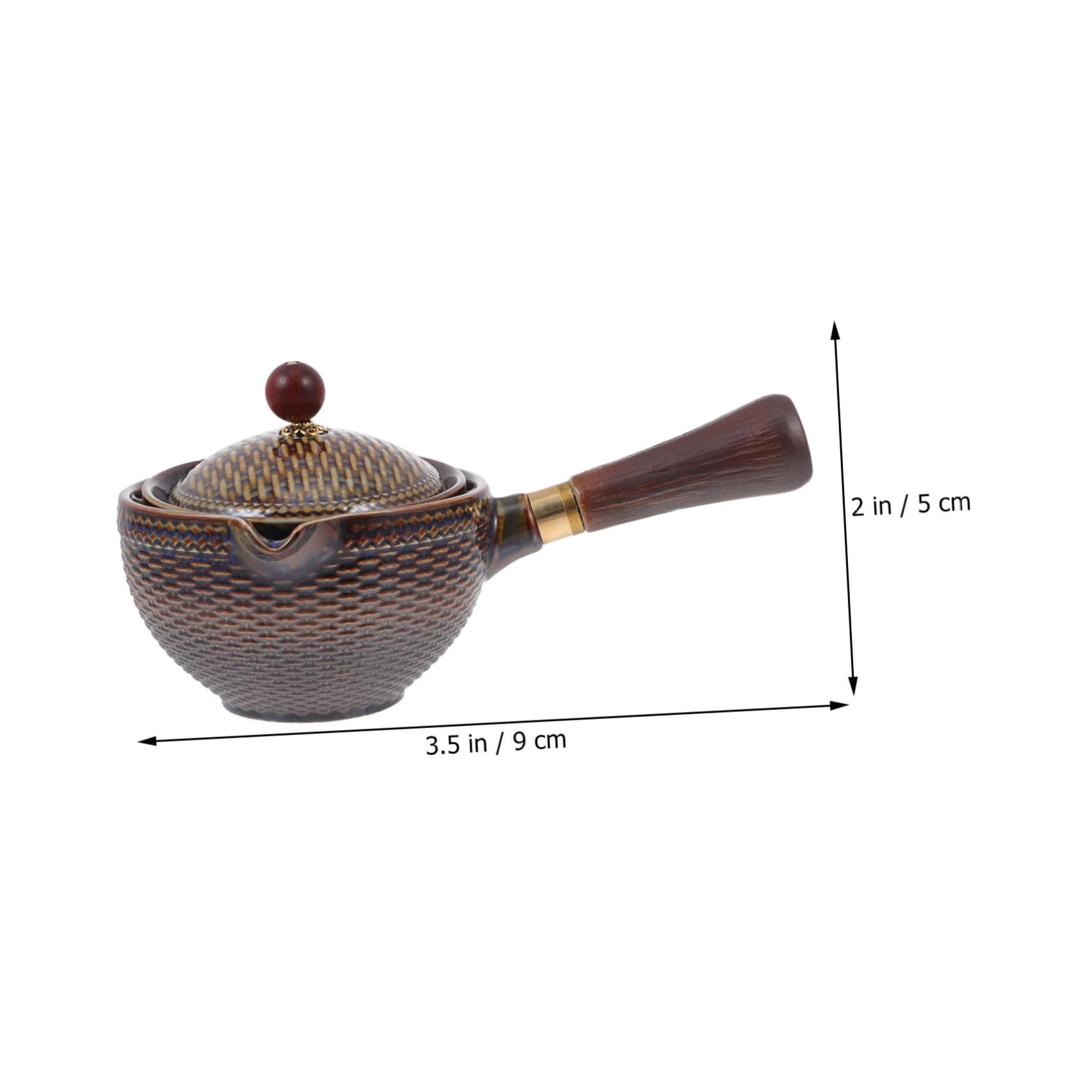 Cabilock Tetera de con Filtro para Infusión de Té Diseño Portátil y Elegante para Reuniones Familiares y Filtrado de Sueltas