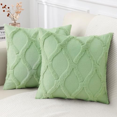decorUhome Spring Euro Sham Throw Pillow Covers 22x22 Inch Set