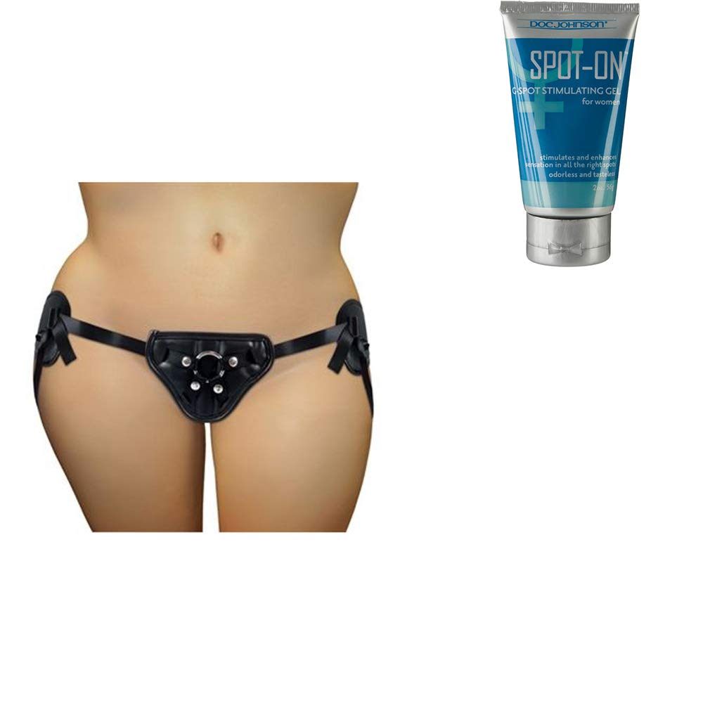 Plus Size Stràp On Blàck & G-Spôt Stim Gel Sét