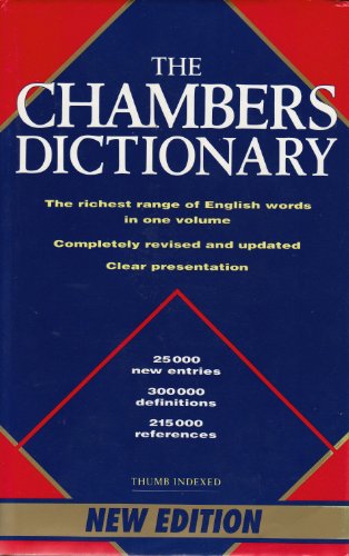 The Chambers Dictionary 0550102566 Book Cover