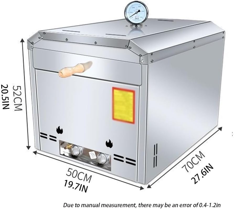 Outdoor Pizza Oven, Stainless Steel Propane Oven, Large Capacity, Food Outdoor Oven for Camping, Backyard