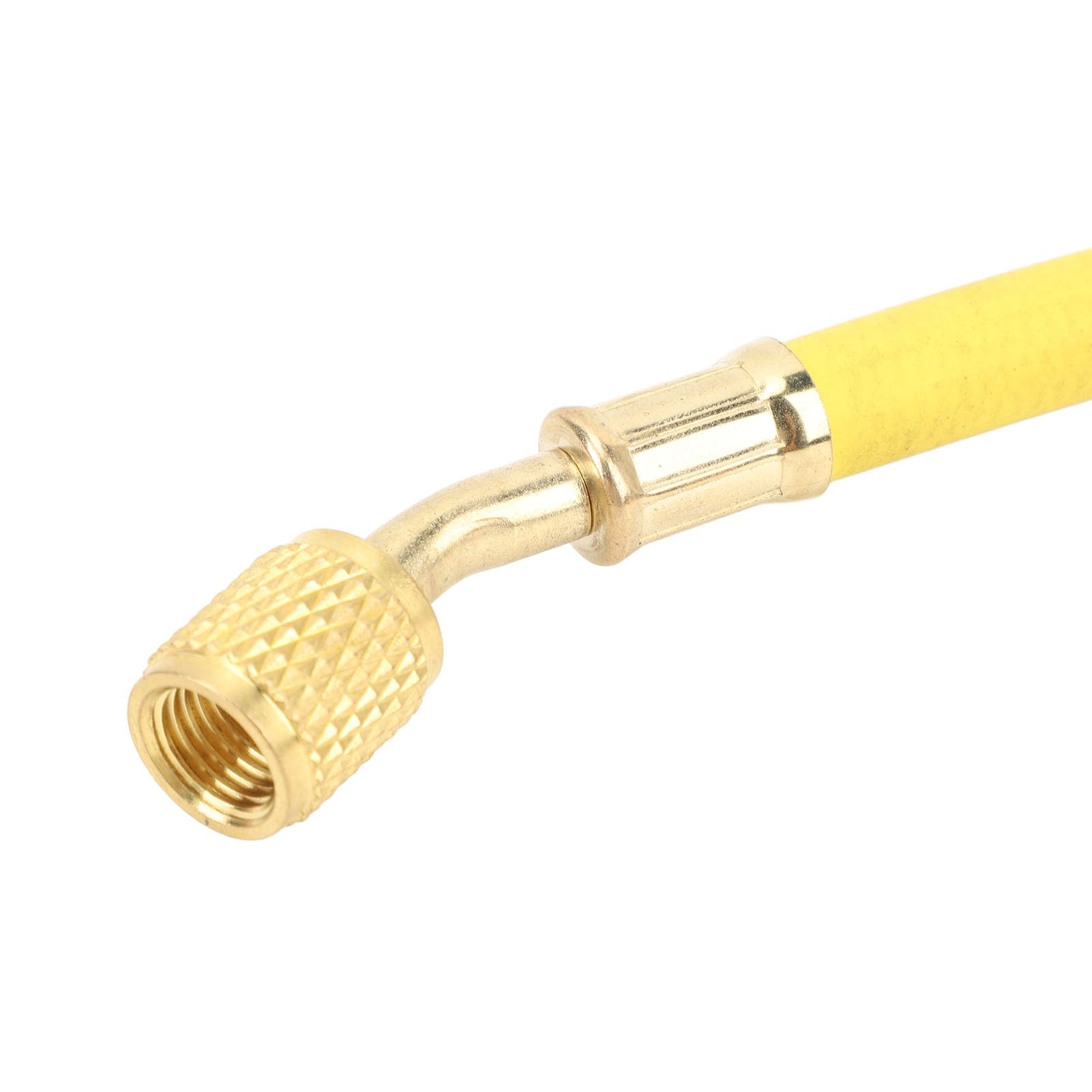 Kit de flexibles de charge de réfrigérant R134A, R410A, R22 et R12 avec flexibles à code couleur, vannes à bille en laiton et entrée 1/2 pouce pour la maintenance des systèmes de climatisation