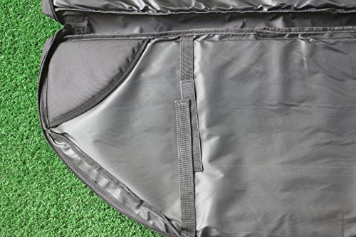 E5E10 37" Compound Bow Bag Oxford Archery Hunting Arrow Carry Case With Pockets Adjustable Strap Bow For Quiver Hunter Outdoor (Black) #TOP5