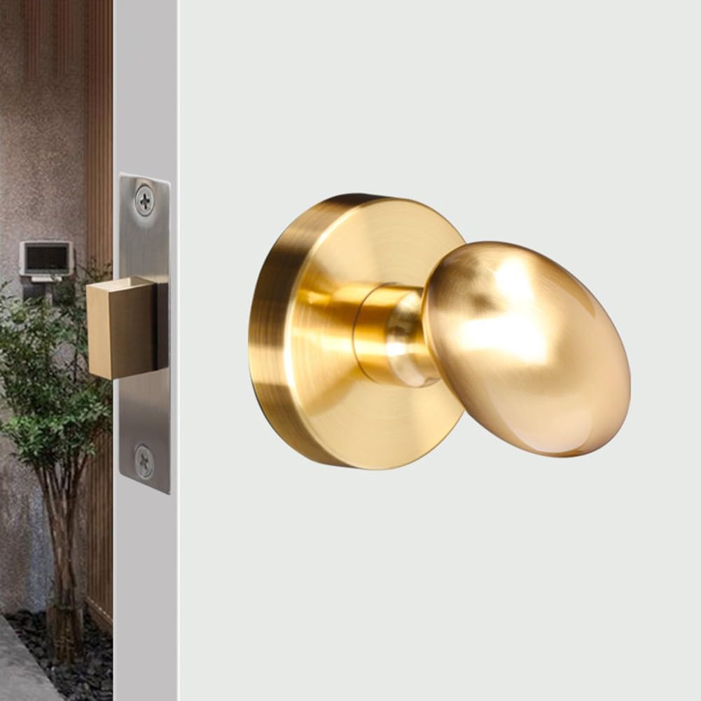 Boutons de porte en laiton pour couloir et placard afin de créer une ambiance chaleureuse