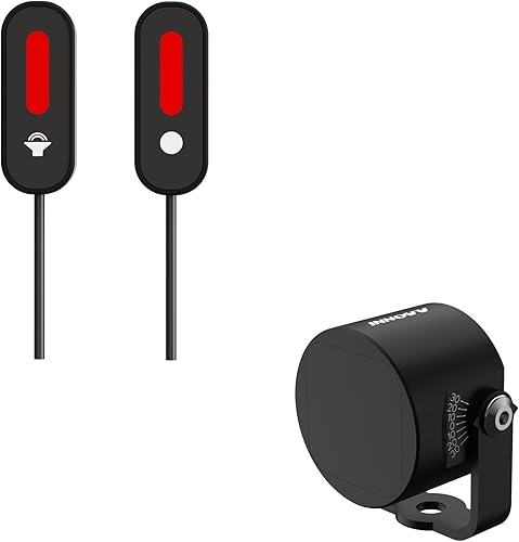 INNOVV Sistema de punto ciego de motocicleta de tercer ojo con alerta de voz e indicadores, sistema de asistente de moto impermeable, detecta