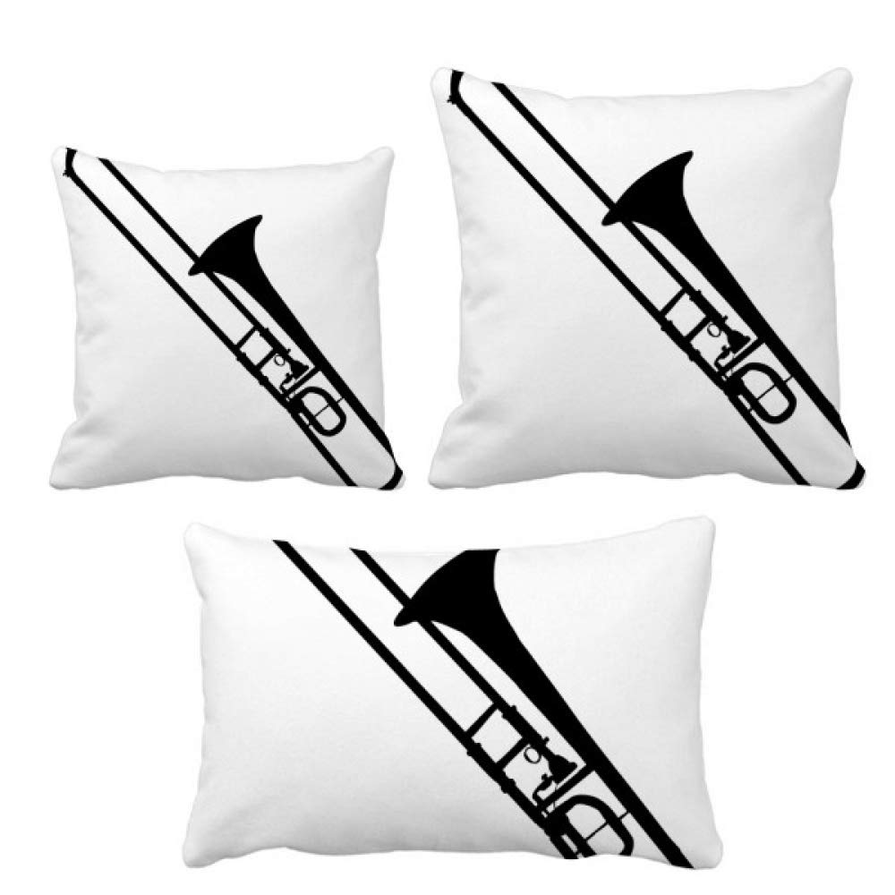 Coussin de canapé trombone classique : décoration de maison avec insert et housse amovible