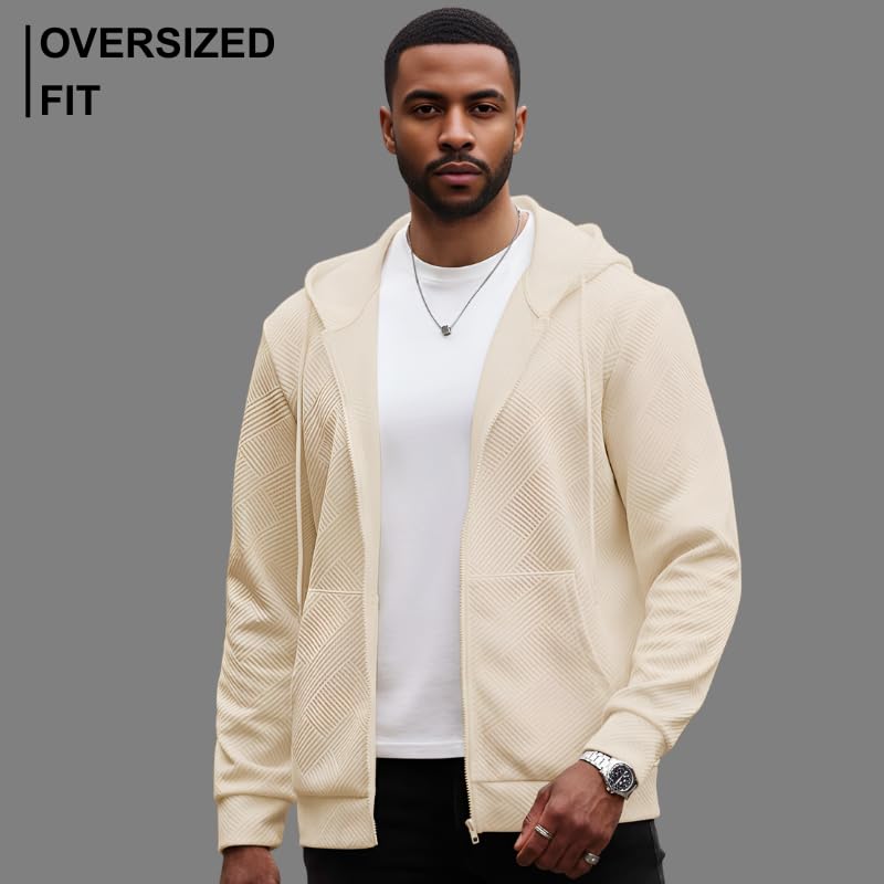 Image of GRECIILOOKS Hoodie for Man | Zipper Hoodies for Men Stylish | Sweatshirt for Mans | Sweater for Man's | Sweater for Men Winter Wear (Available in Plus Sizes) Polycotton