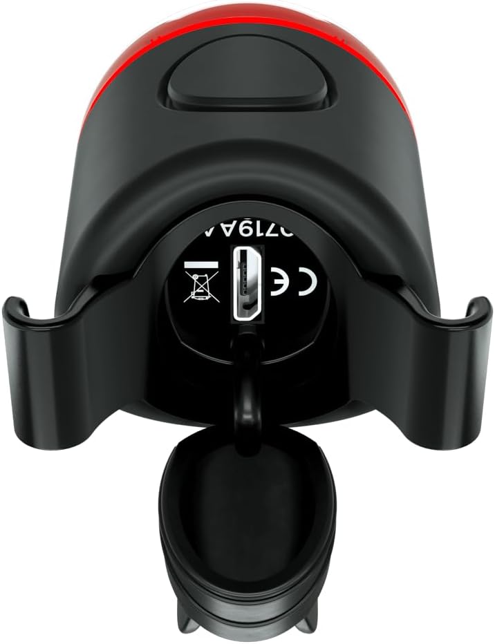 Knog Plug USB Rechargeable Bike Light - 250 Lumen Bike Headlight with Low Battery Indicator, Side Visibility, IP67 Waterproof, 5 Modes & Up to 240+ Hours Runtime