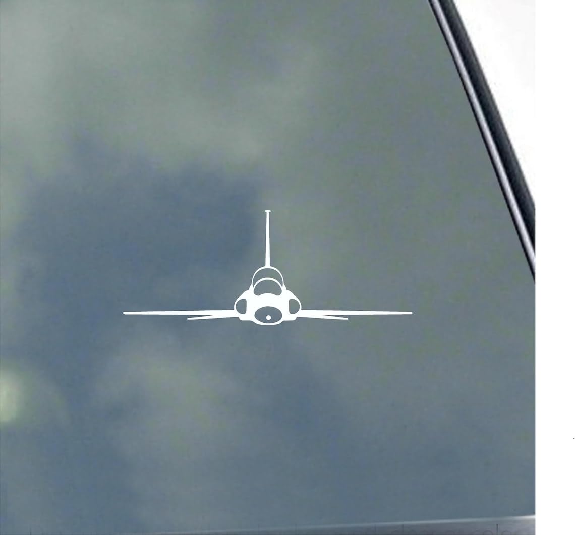T-38 Talon Jet Sticker Decal - Air Force Navy Trainer Top View Vinyl Graphic