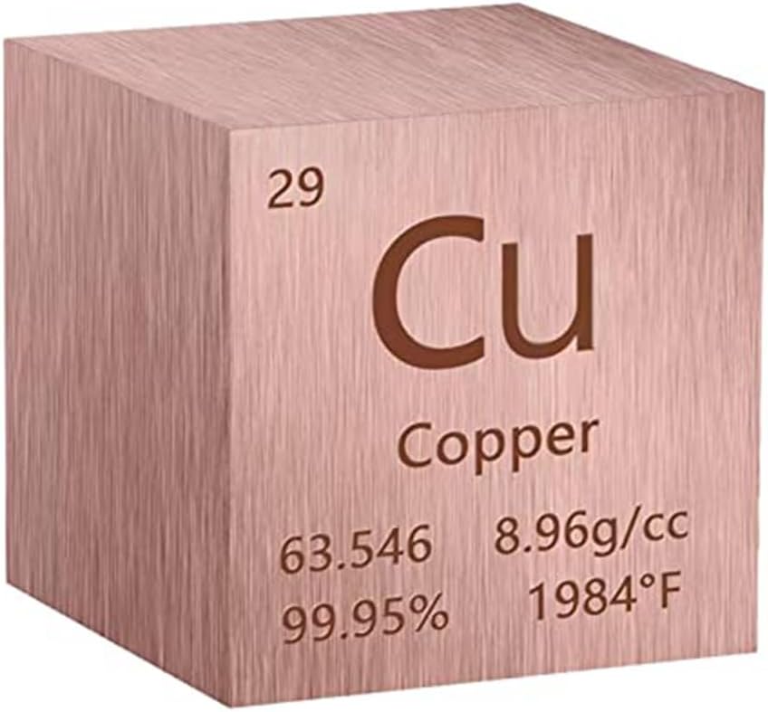 1Inch (About 2.5cm Metal,High Density Elements-Cube Pure Metal,Used in Elements Series Laboratory Experiment Materials,B