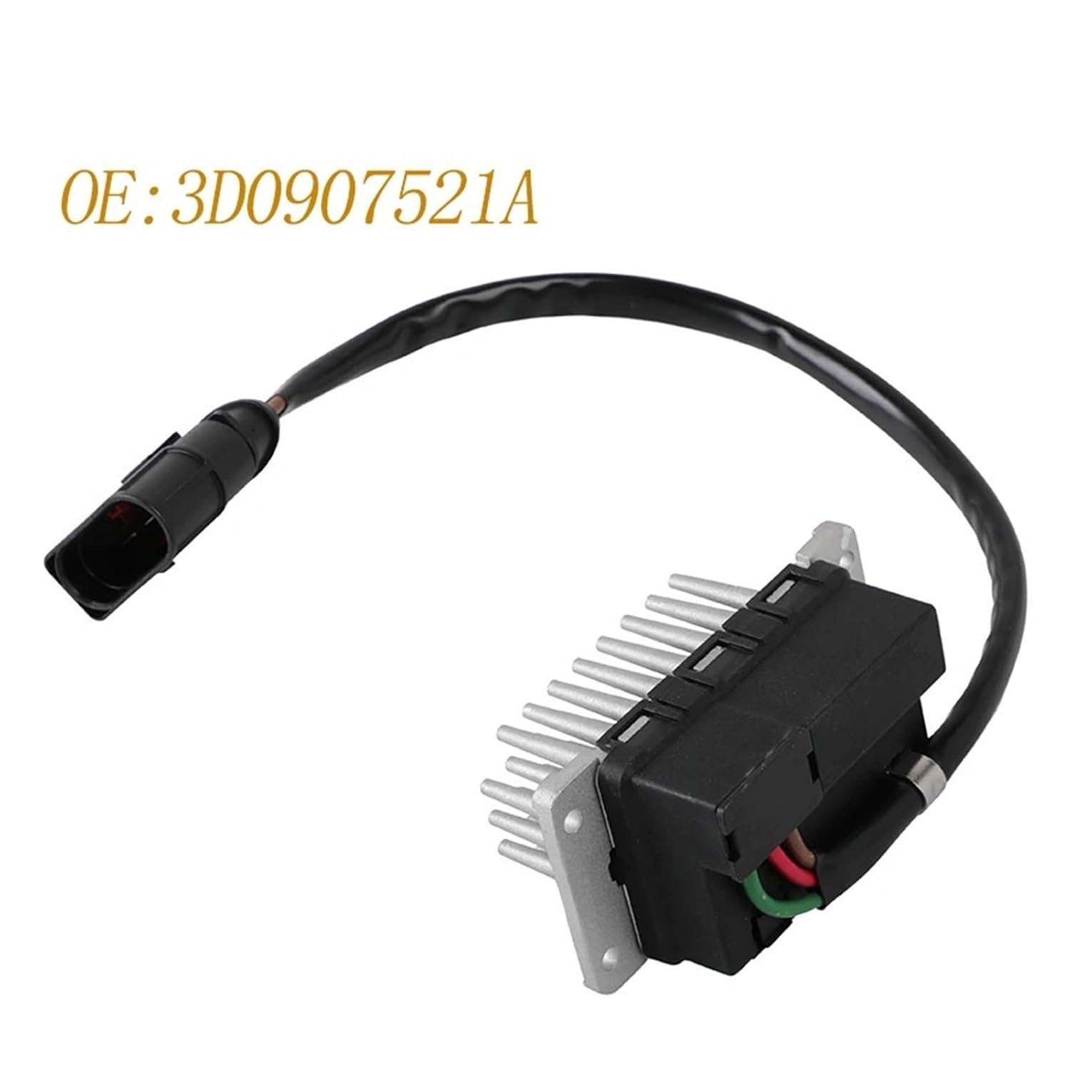 3D0907521A Heater Blower Motor Fan Resistor Car 3D0907521 Compatible for VW Phaeton Bentley SUPERSPORTS Conti