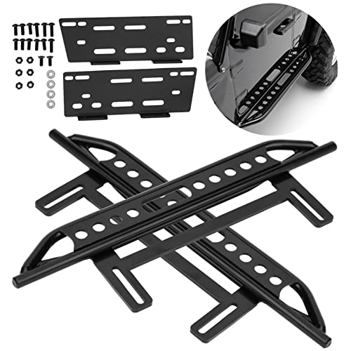 Sluffs RC Car Pedals RC Side Board, Crawler 1/10 RC Car Metal Side Step Board Estribo Placa De Pedal
