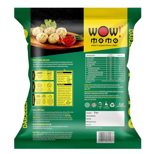 Wow! Veg Darjeeling Momos 10pcs