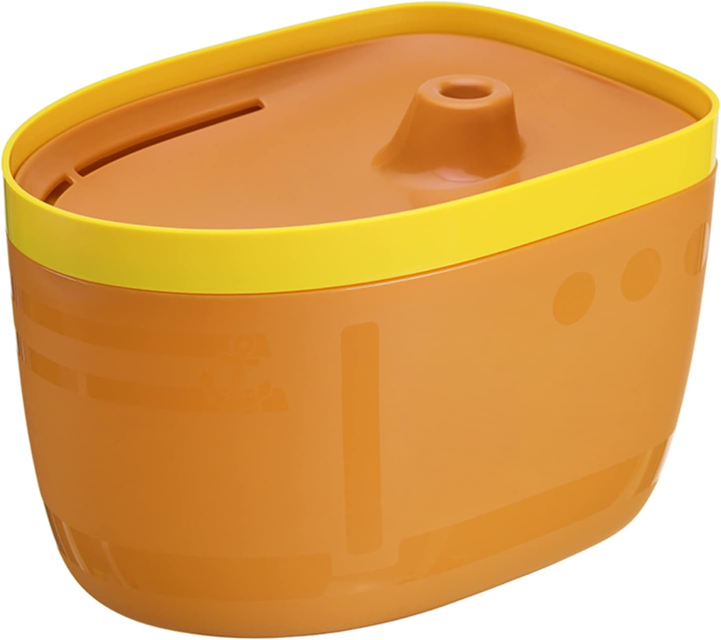 Cat Water Fountain, 2.5L Automatic Pet Water Fountain, Super Quiet Cat Water Dispenser with Replaceable Filters, Dog Water Bowl Dispenser Drinking Water,Orange