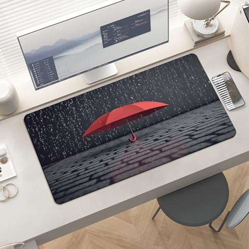 Red Umbrella en Rain Mouse Pad impermeable antideslizante miniatura 6
