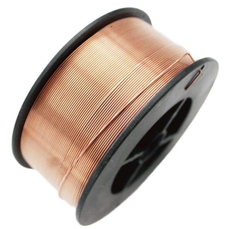 WALNUTS Bobina da 1 kg ER70S-6 Filo di Saldatura Mig in Acciaio Dolce 0,8 mm 1,0 mm 1,2 mm 1,6 mm (Color : 0.8mm 1KG Spool)