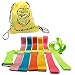 Safety Walking Rope with Colorful Handles for Up to 6 Children,10 Children and 12 Children-Perfect for Daycare Schools and Teachers.