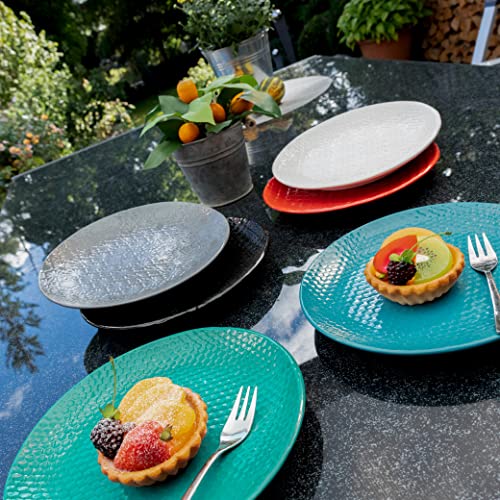 DRULINE Geschirrserie Inari Porzellan Service Geschirrset Tafelservice Kombiservice 6 x Frühstücksteller
