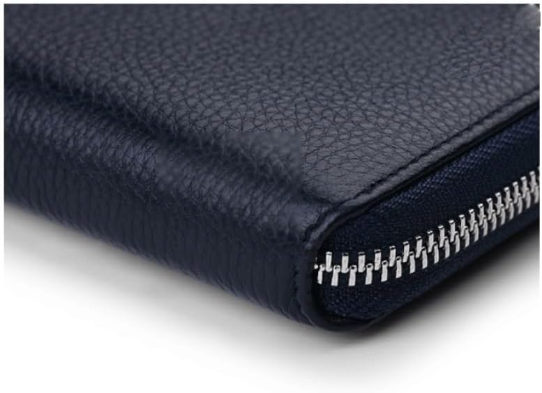 VIDI Men's Versatile Wallet Zipper Genuine Leather Short