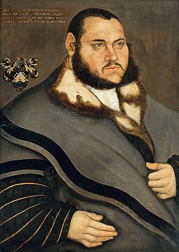Impresión sobre lienzo premium de Lucas Cranach: Arte clásico de 60x90cm
