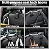 Best Digital Piano Accessories: 5 Must-Have Accessories 65 LivTee Car Purse Hook, 4 Pack Universal Auto Seat Headrest Hook Hangers Organizer for Coats, Umbrellas, Groceries - Carbon Fiber Black #4