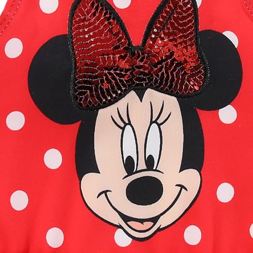 Disney Minnie Mouse Girls UPF 50+ Towel & Bathing Suit 2 Piece Set for Toddlers4