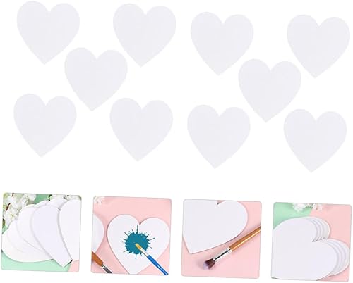 Miniatura 5 de EXCEART Tablero de pintura al óleo, tablero de pintura de acuarela, pintura en lienzo, panel de lienzo en blanco, marco de dibujo en blanco, paneles