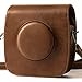 for Fujifilm Instax Square SQ20 Instant Film Camera, Classic Vintage Premium Vegan Leather Bag Cover with Adjustable Shoulder Strap to Protect Fuji instax SQ20 Camera by HelloHelio-Brown