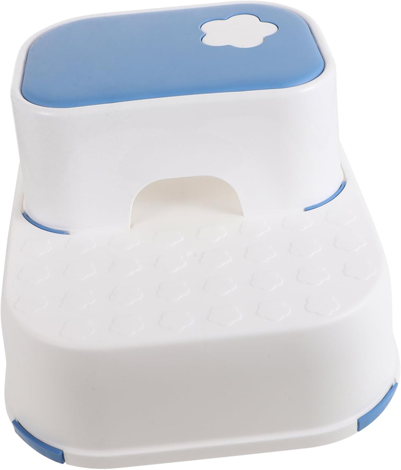Cabilock Cute Boy Girl Step Stool for Bathroom Sink Anti-Slip Dual Height Toilet Stepping Stool for Toddlers Space-Saving Design for Bathroom and Kitchen Use