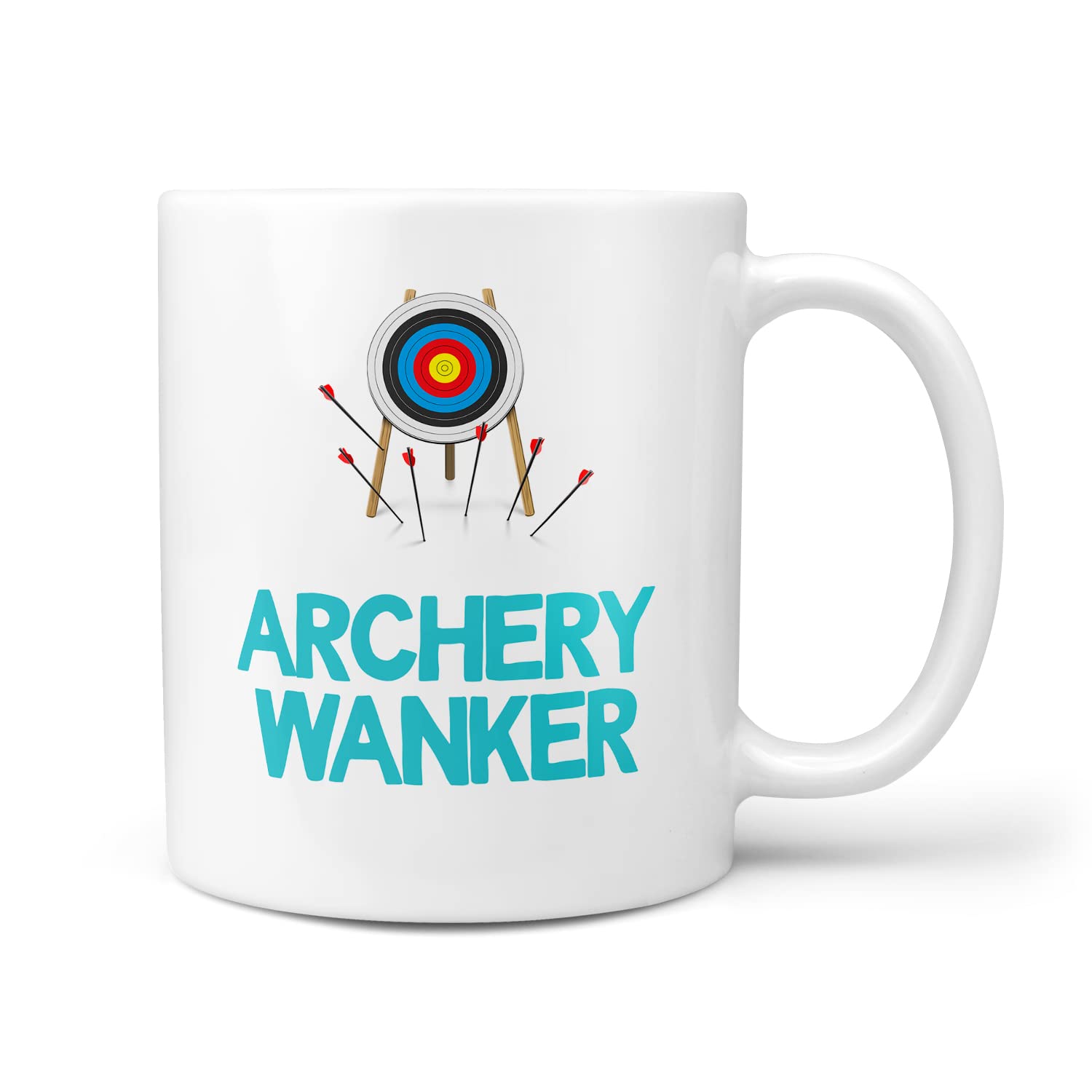 TeHe Gifts Funny Gift for Archery Wanker Present Gifts Mug for Him Her