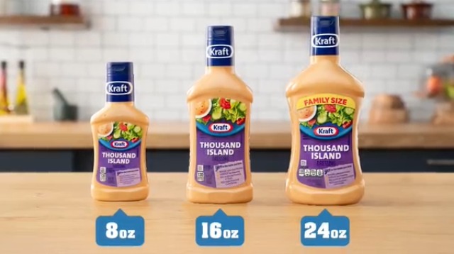Amazon.com : Kraft Thousand Island Salad Dressing (16 fl oz Bottle) :  Grocery & Gourmet Food