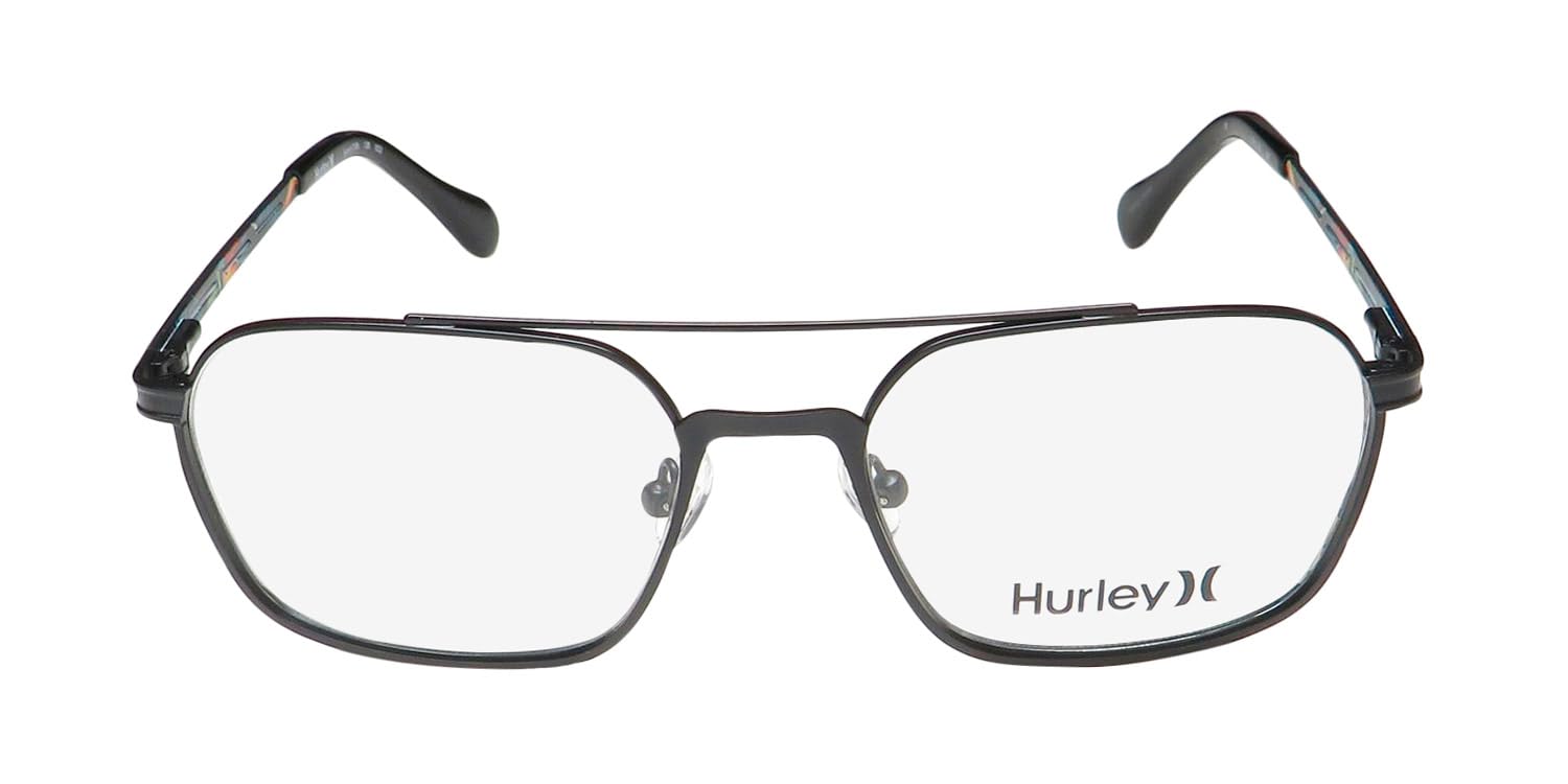 Hurley Hmo120 Sunset Cliffs - Marco de gafas de acero inoxidable duradero y elegante