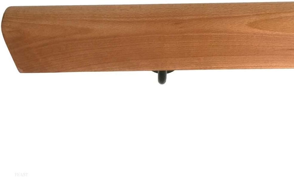 CMMC Non-Slip Wood Handrails for Indoor Stairs, Professional Pine Handrails Complete Kit, Barrier-Free Staircase Grab Bar for Elderly, Wall Mounted Home Garden Corridor Lofts Decking Railings
