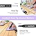 AnyMark Alcohol Markers, 80 Colors Dual Tip Art Coloring Markers Set for Adult Book Drawing Sketching Painting, Chisel & Fine, Black Penholder